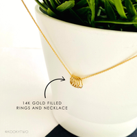 Five Gold Rings Necklace