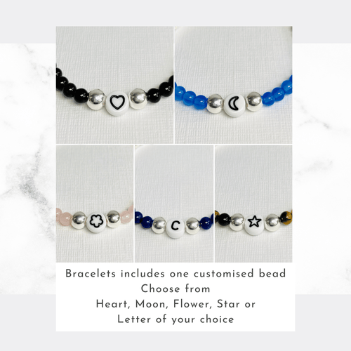 Choose a style bead to customise your bracelet. 
