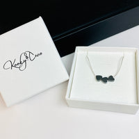 Necklace arrives in free gift box.