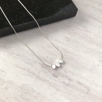 Silver Three Heart Necklace - KookyTwo
