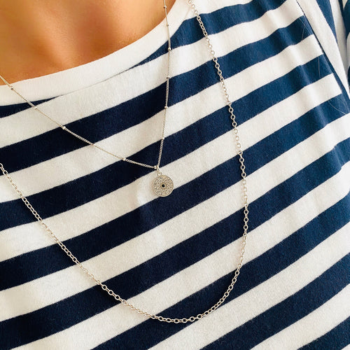 Silver Link Necklace Chain - KookyTwo
