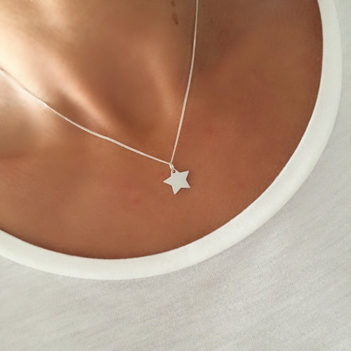Silver Star Necklace - KookyTwo
