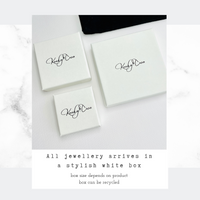 Bracelet arrives in a KookyTwo Jewellery box.