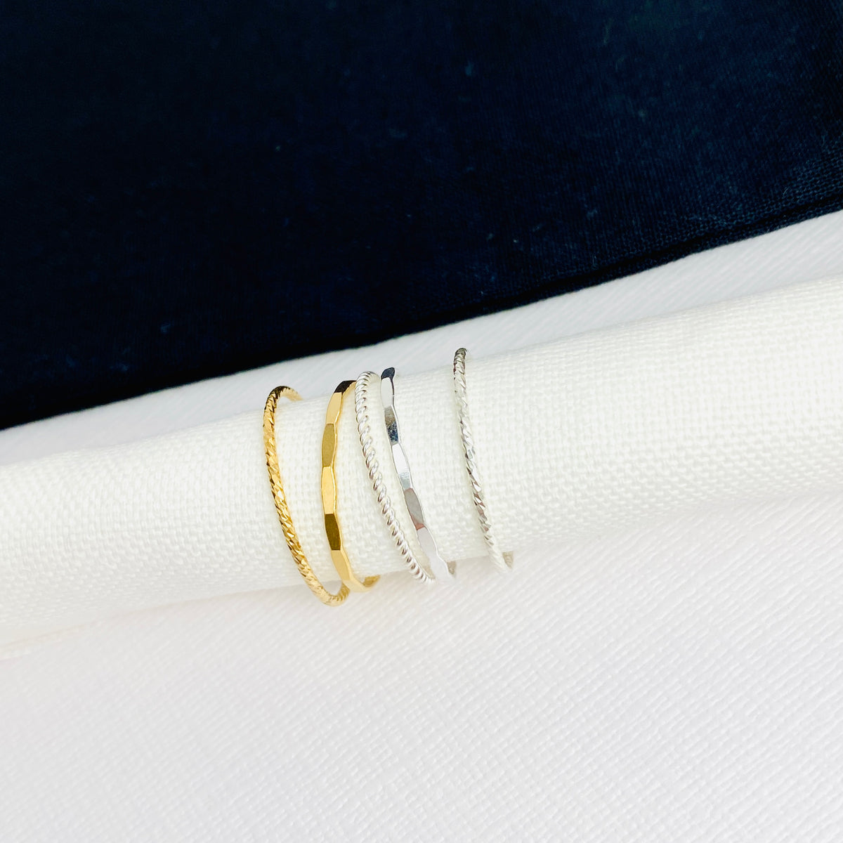 Slim Stacking Rings