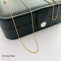 14K Gold Filled Ball Chain Necklace