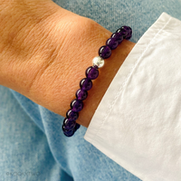 Amethyst Gemstone Bracelet