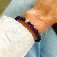 Amethyst Gemstone Bracelet