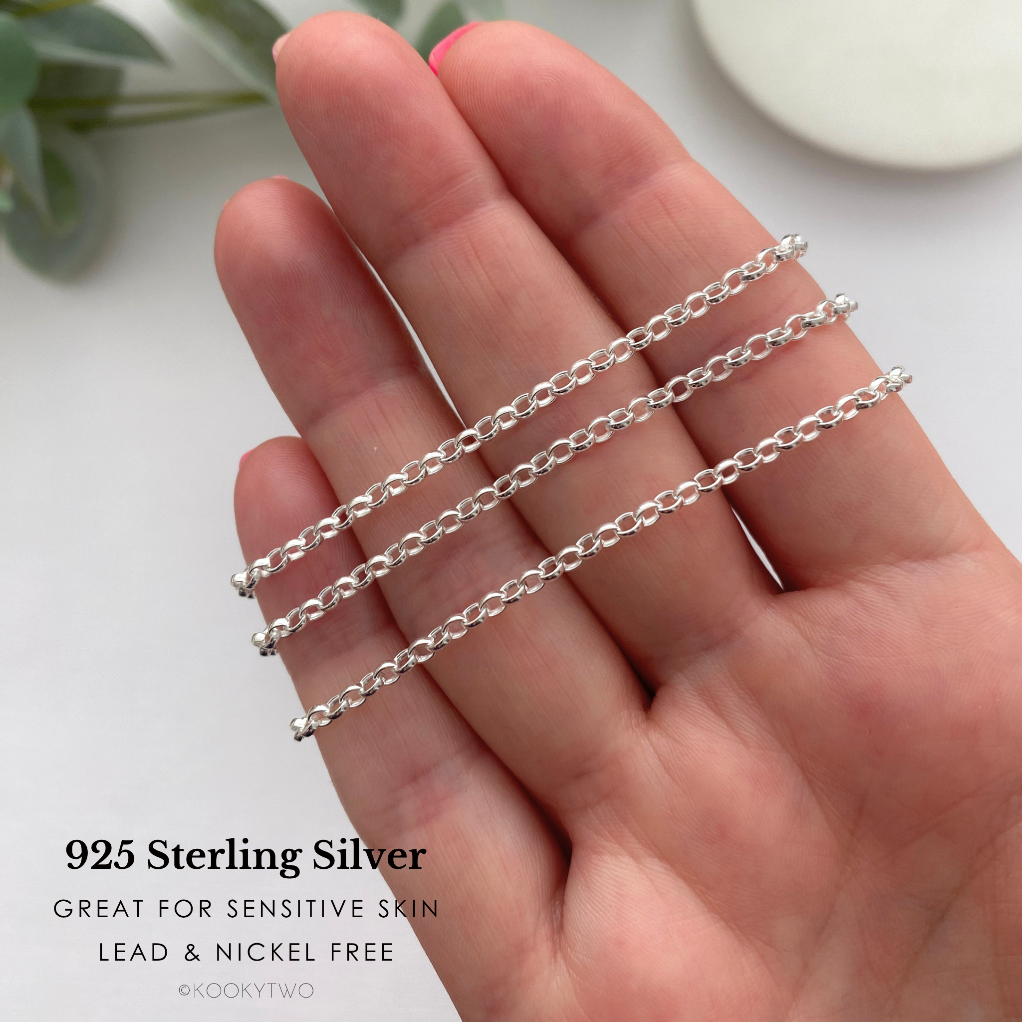Silver Belcher Chain Necklace