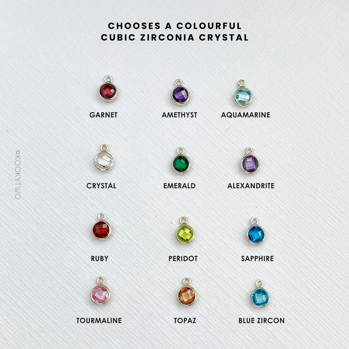Silver Birthstone Bracelet