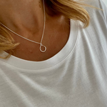 Silver Circle Necklace