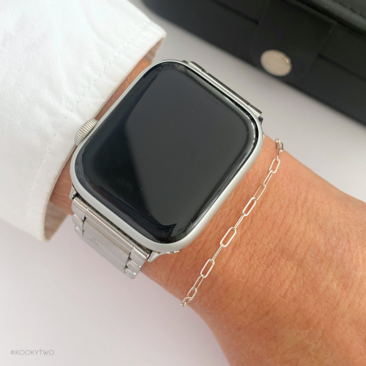 Minimalist Silver Chain Bracelet