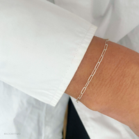 Minimalist Silver Chain Bracelet