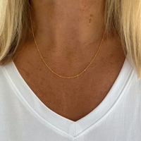Gold Fine Chain Necklaces