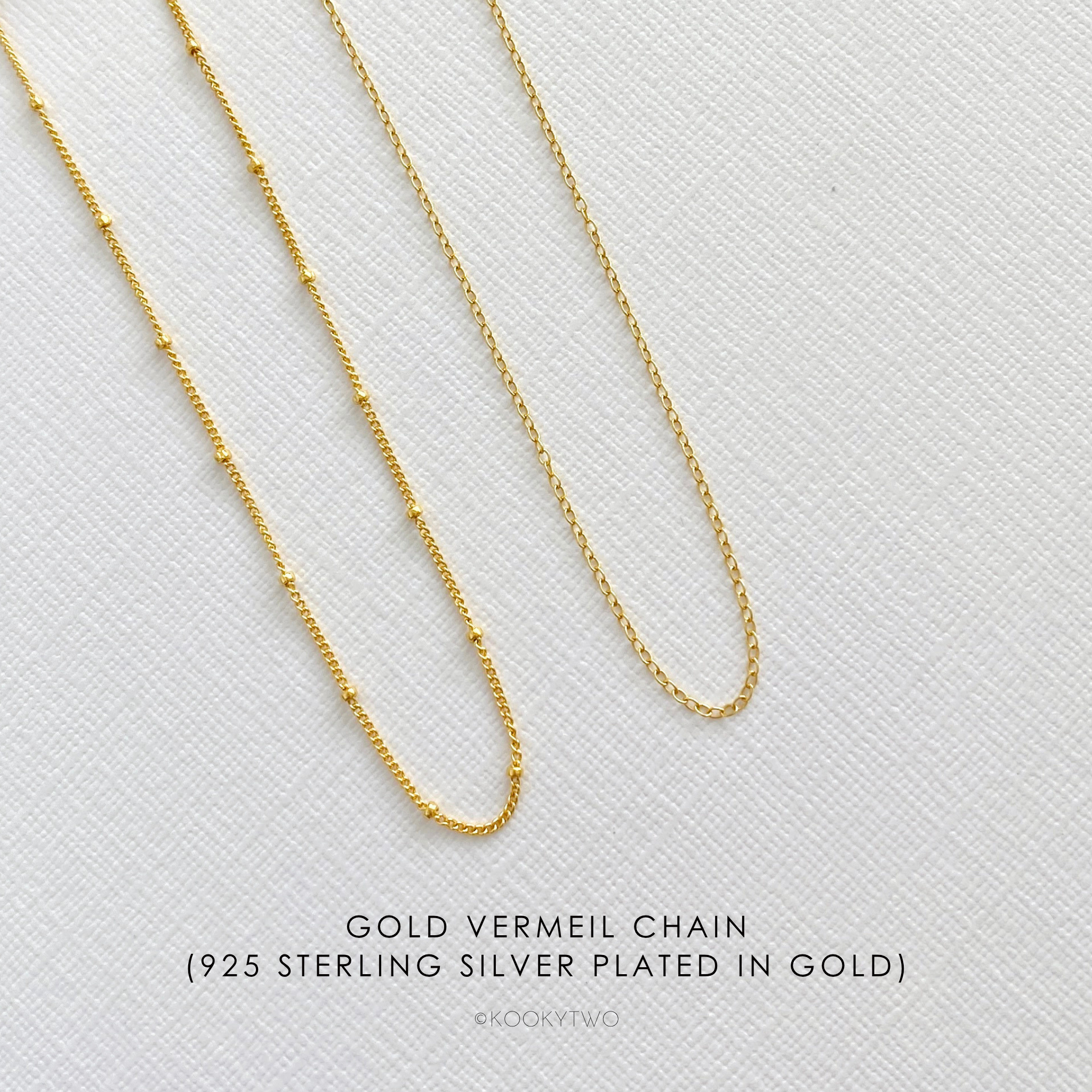 Gold Fine Chain Necklaces