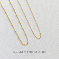 Gold Fine Chain Necklaces