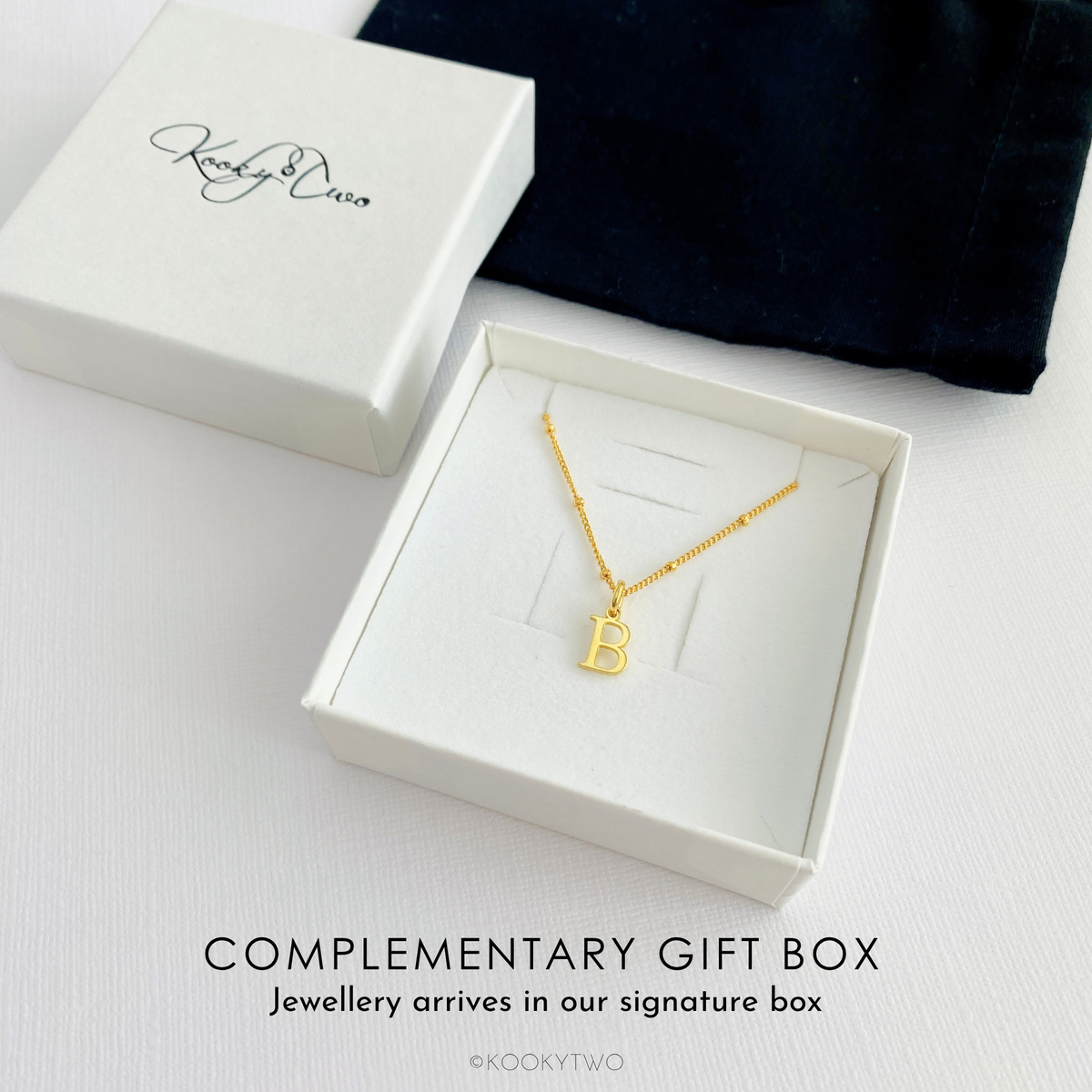 Gold Initial Necklace