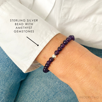 Amethyst Gemstone Bracelet