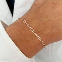 Minimalist Silver Chain Bracelet