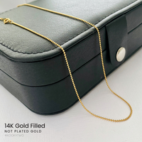 14K Gold Filled Ball Chain Necklace