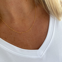 Gold Fine Chain Necklaces