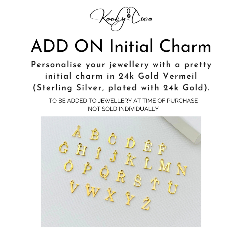 ADD ON - Initial Charm - Gold