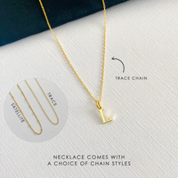 Gold Initial Necklace