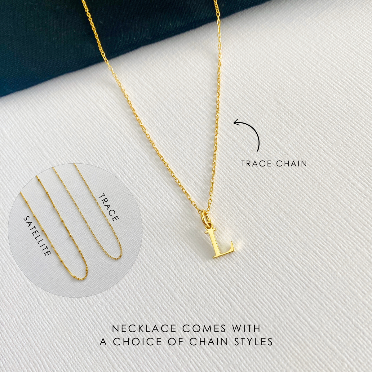 Gold Initial Necklace