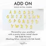 ADD ON - Initial Charm - Gold