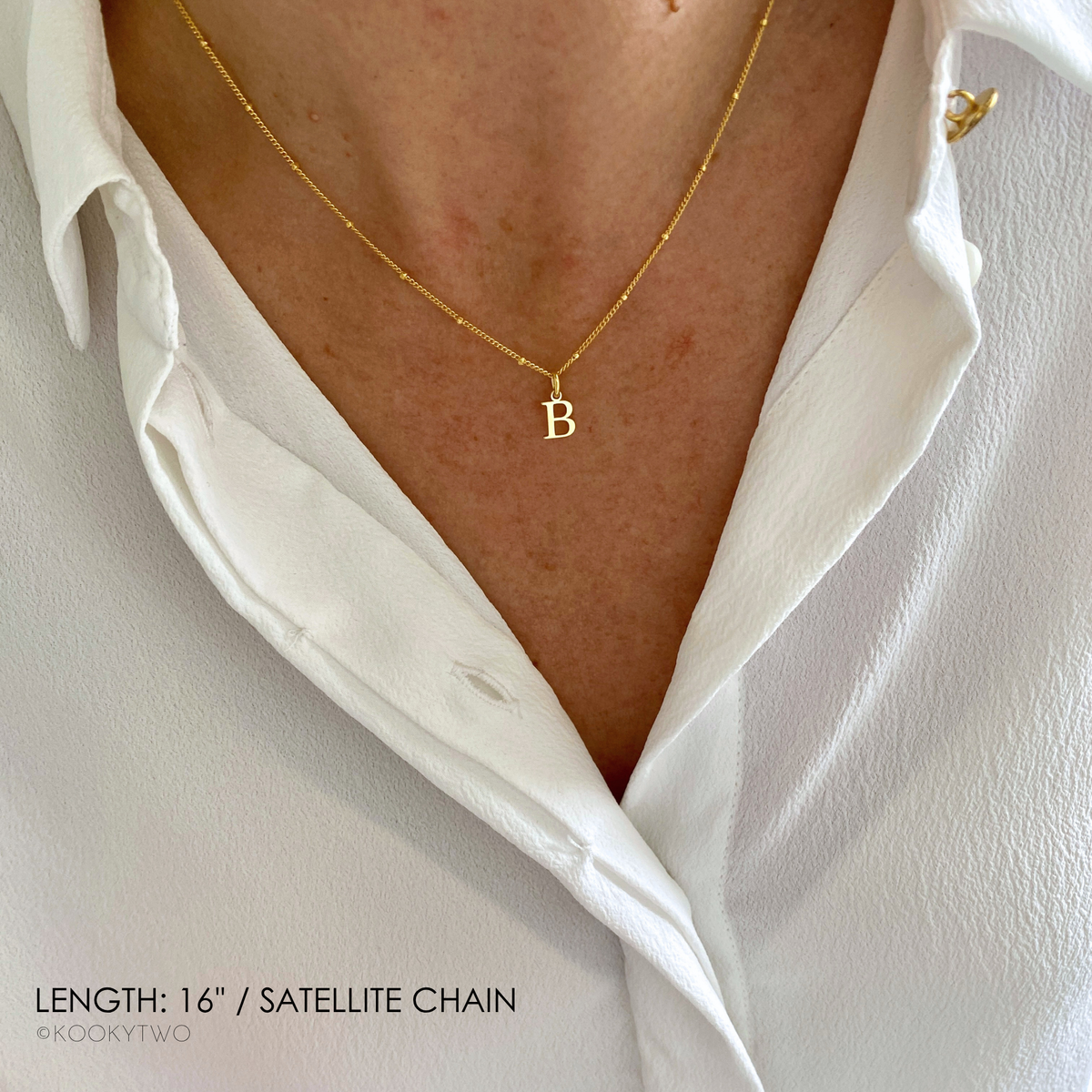 Gold Initial Necklace