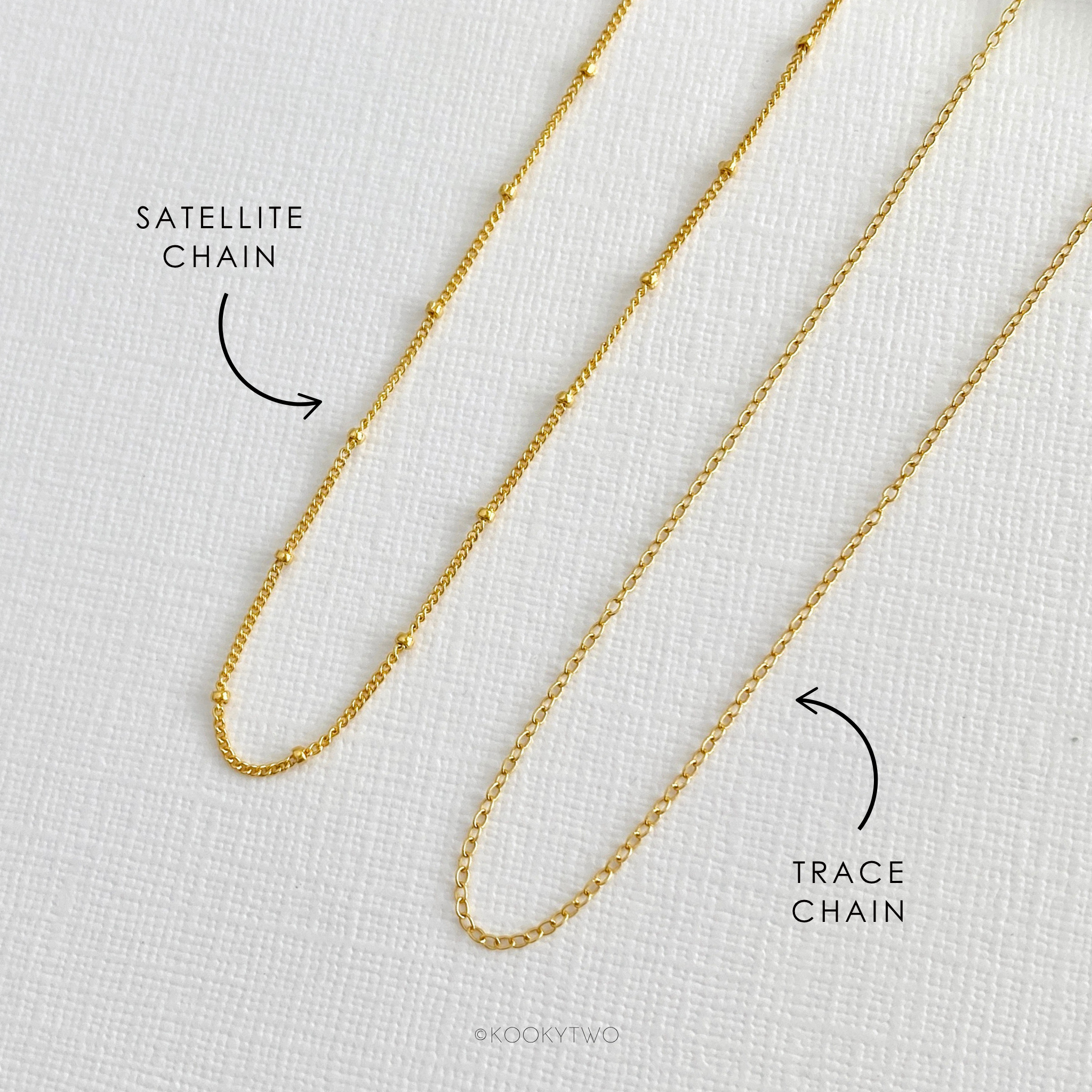 Gold Fine Chain Necklaces