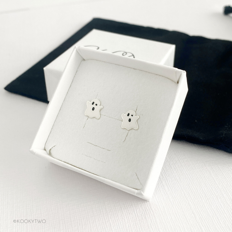 Ghost Stud Earrings