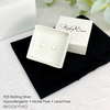 Silver Heart Stud Earrings - KookyTwo