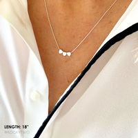 Silver Multi Heart Necklace