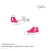 Pink Sneaker Stud Earrings