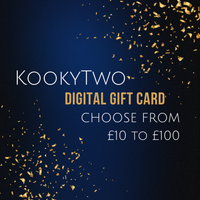 KookyTwo digital gift card choose from £10 to £100 gift card voucher online.