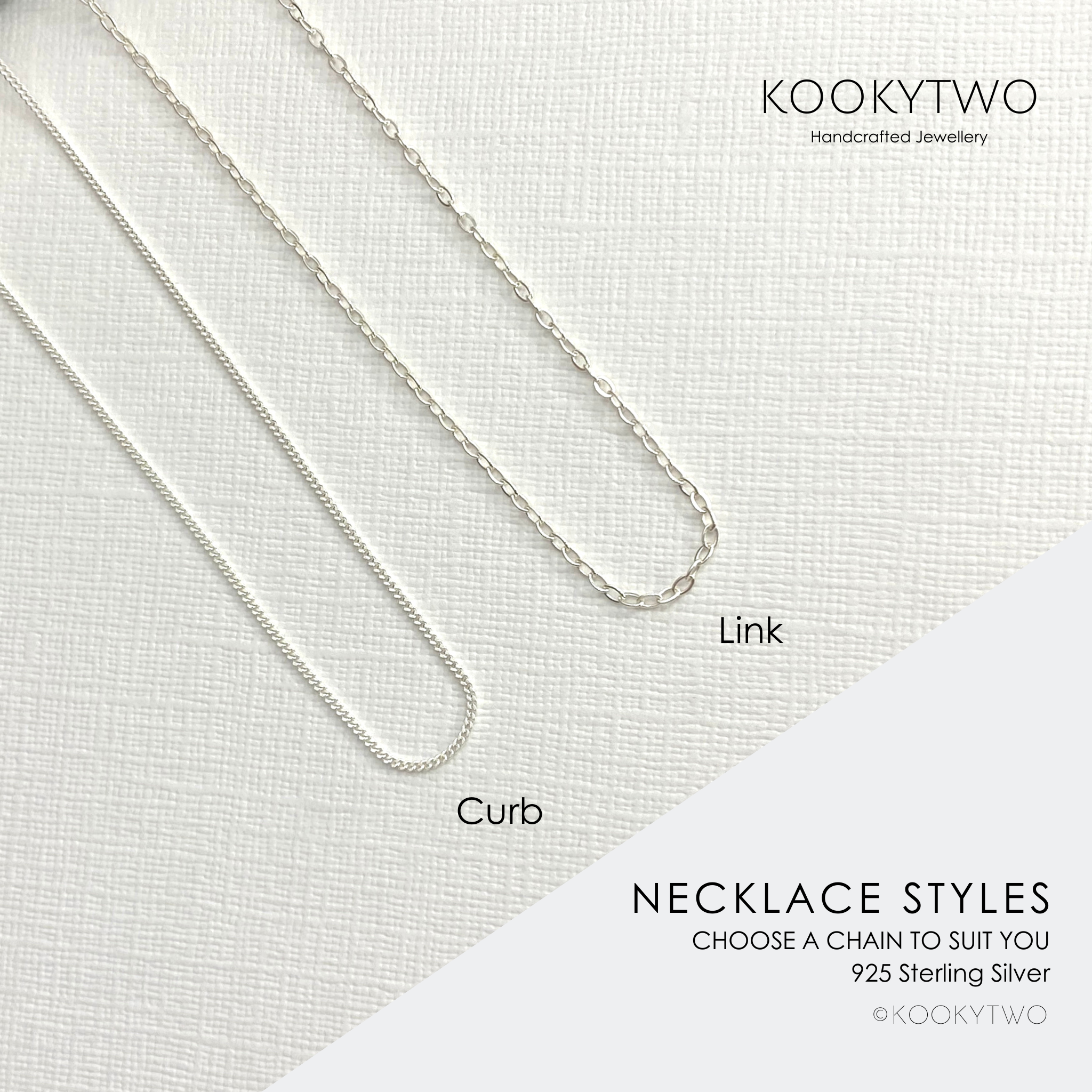 Dainty Sterling Silver Chains