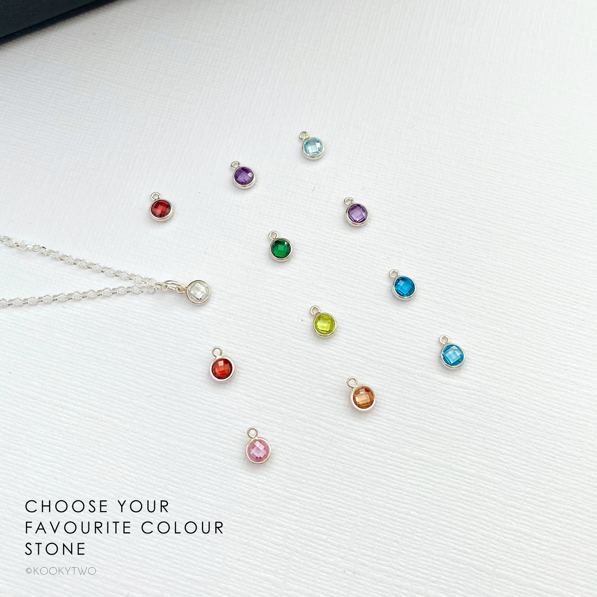 Silver Birthstone Bracelet