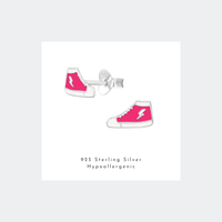 Pink Sneaker Stud Earrings