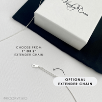 Personalised Sterling Silver Initial Necklace