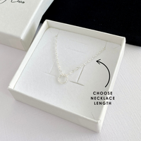 Silver Ring Necklace