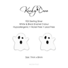 Ghost Stud Earrings