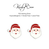 Santa Claus earring studs for girls. KookyTwo.