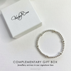 A beautifully crafted sterling silver bracelet, making it a thoughtful gift for any jewellery lover. KookyTwo.