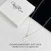 Sterling silver tree of life charm necklace in gift box. KookyTwo.