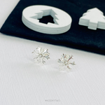 Sparkle Snowflake Stud Earrings