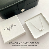 Silver Three Star Necklace