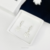 Snowflake Hoop Earrings