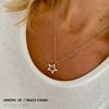 Silver Open Star Necklace