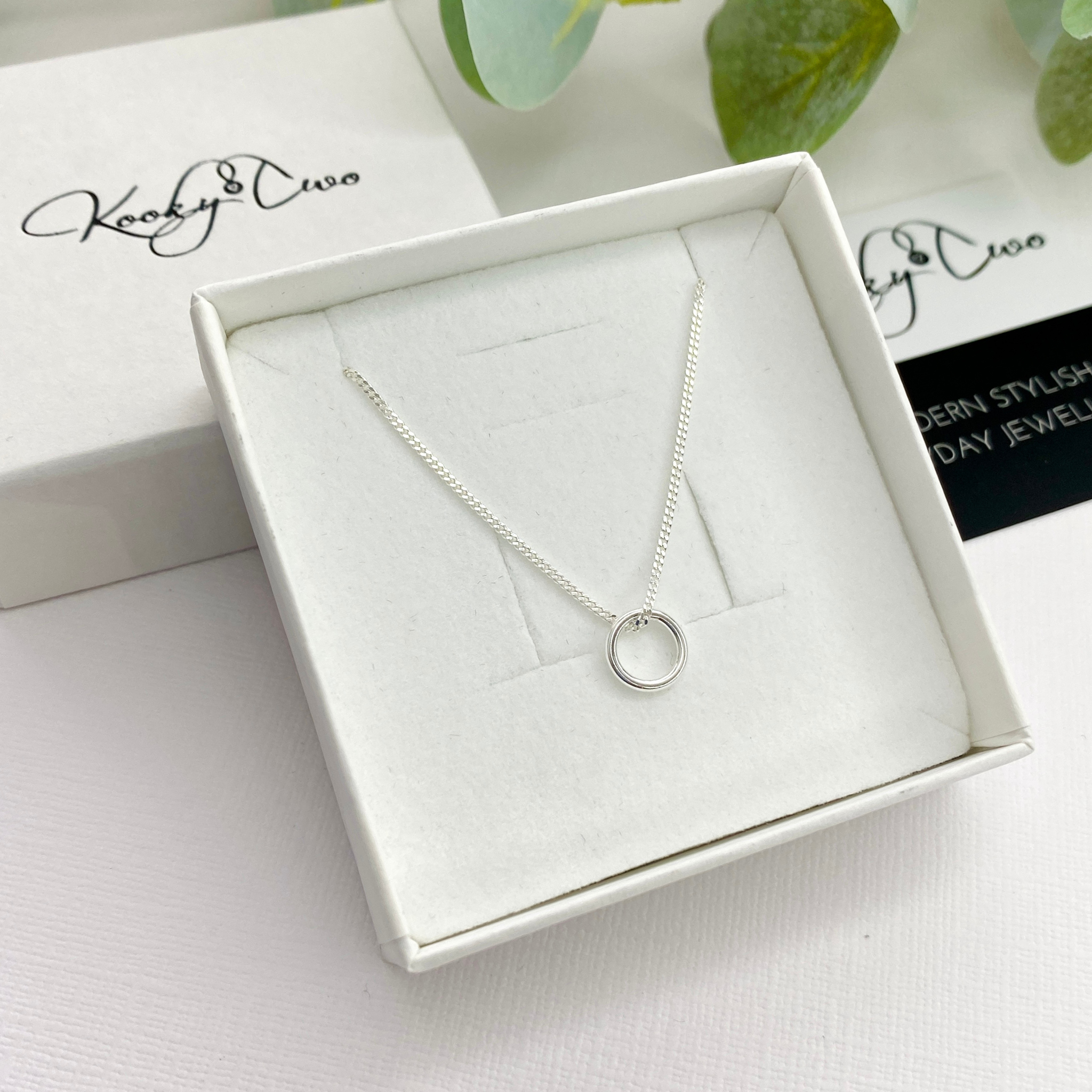 Silver Ring Necklace