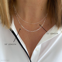 Two Necklace Chain Layering Set